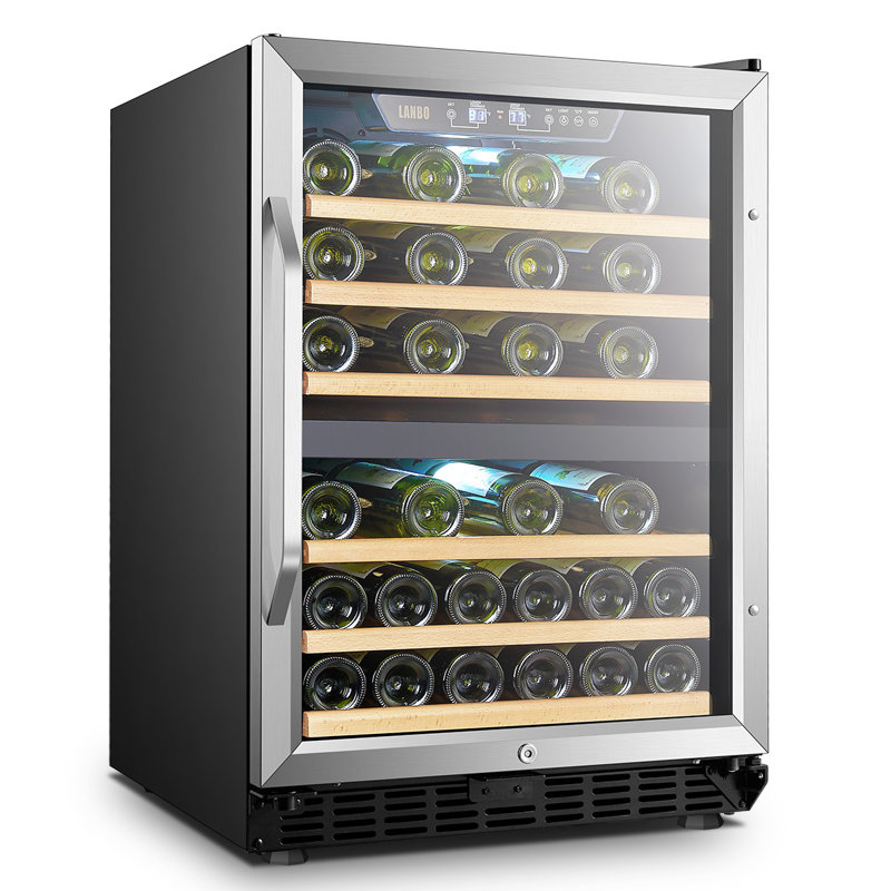 Lanbo 44 Bottle Dual Zone Freestanding/BuiltIn Wine Refrigerator